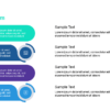 4 Item horizontal diagram for PowerPoint