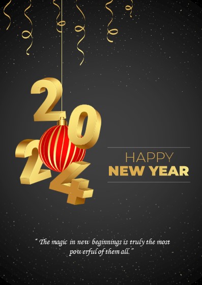 Happy New year poster